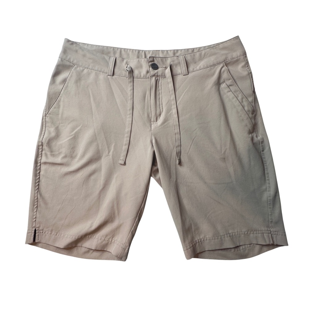 Magellan Shorts Womens L Khaki Outdoors Performance Hiking Drawstring SGMGWF5512